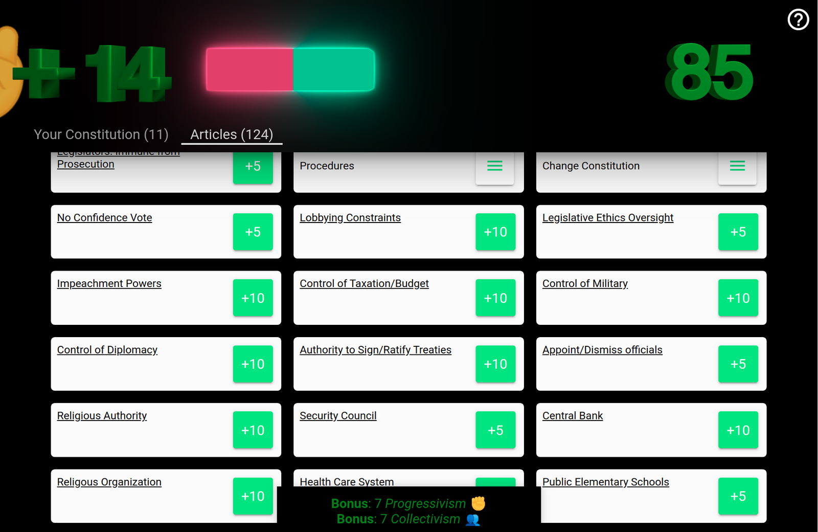 Another view of the solitaire scoring interface